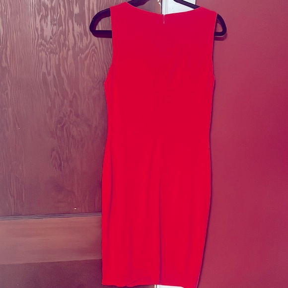 Calvin Klein Red Rhinestone Dress - Picture 3 of 3